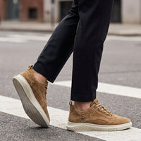 Arthur | Men's Retro Suede Trainers with Lace-Up Front for Autumn