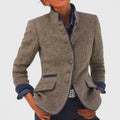 Women's Brown Knitted Cardigan