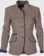 Women's Blue Knitted Cardigan