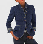 Women's Brown Knitted Cardigan