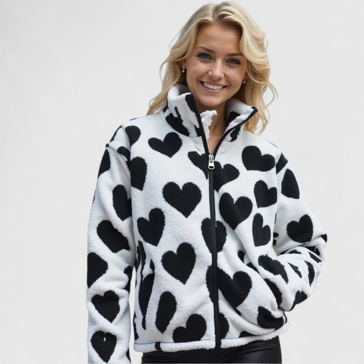 Women's Sherpa-Lined Fleece Jacket