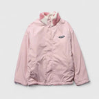 Women's Pink and White Sherpa-Lined Fleece Jacket