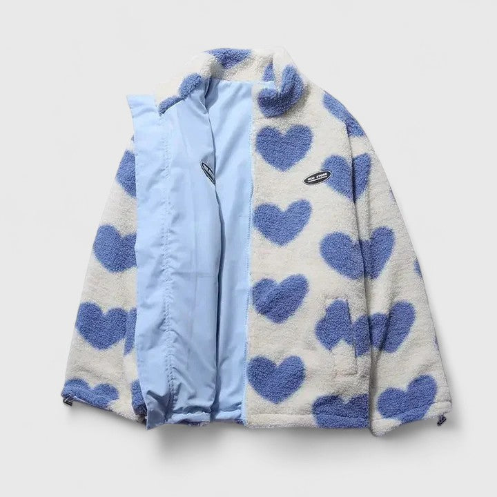 Women's Sherpa-Lined Fleece Jacket