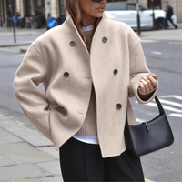 Bethany | Women's Cozy Double-Breasted Stand Collar Autumn Coat