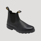 Men's black slip-on chelsea work boots