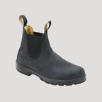 Men's charcoal slip-on chelsea work boots