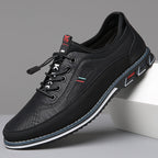 Men's classic lace-up casual shoes, product still life