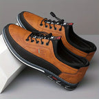 Men's classic lace-up casual shoes, product still life