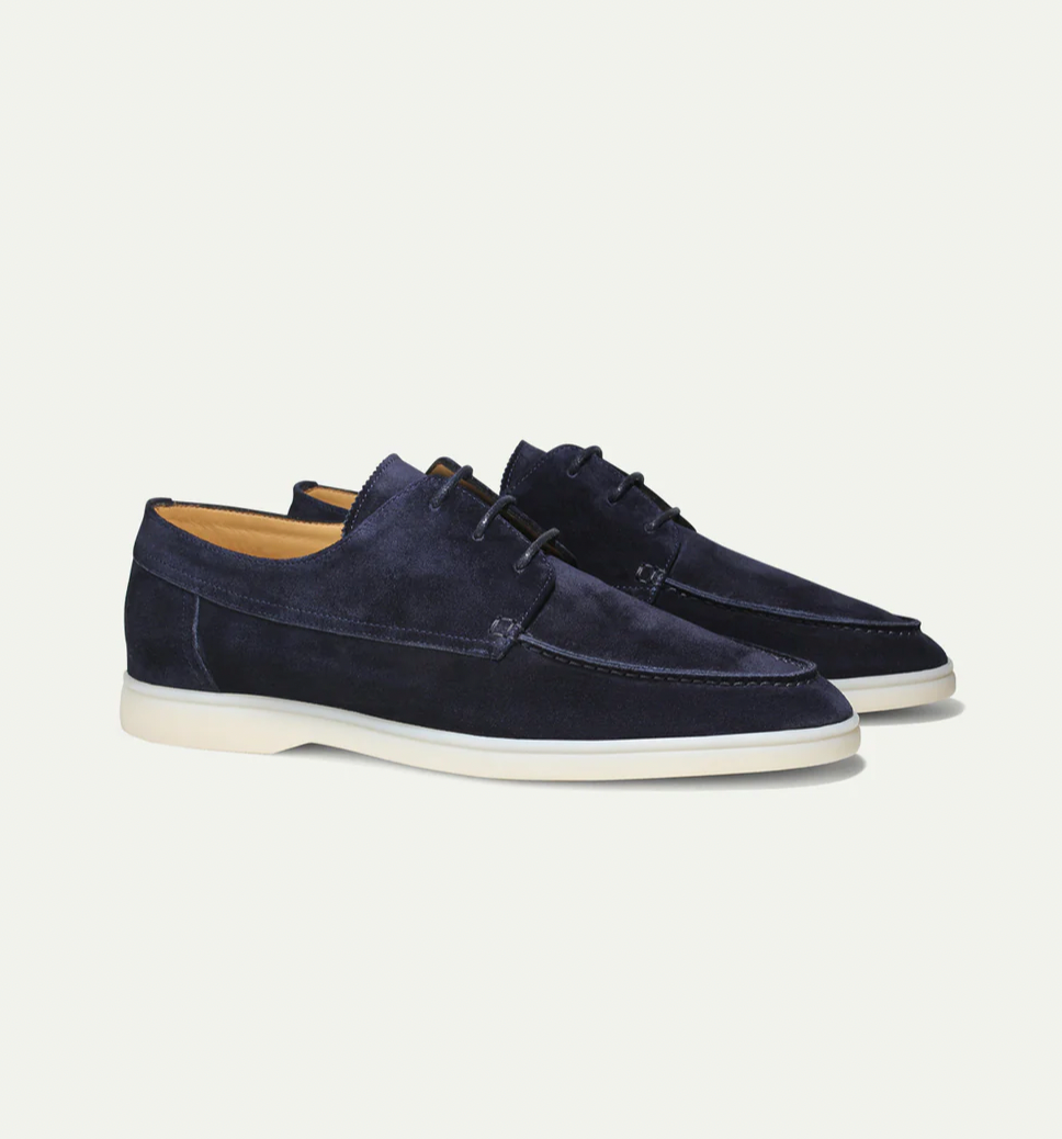 Men's classic loafers, back view