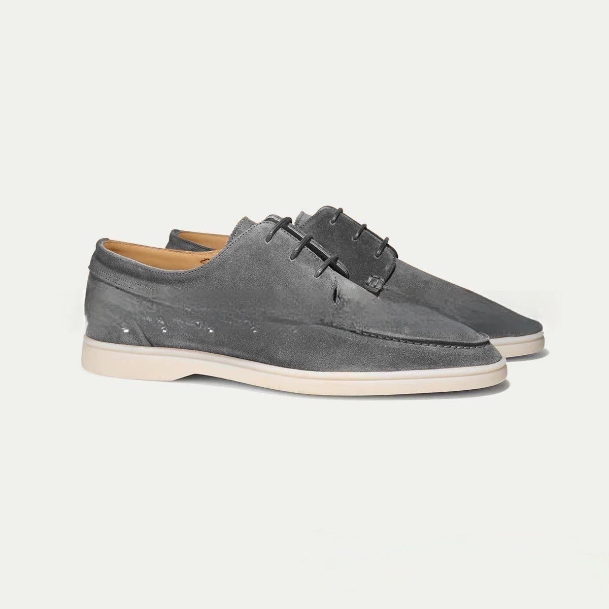 Close-up of sole on men's classic loafers