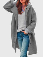 Women's Gray Smart Coat