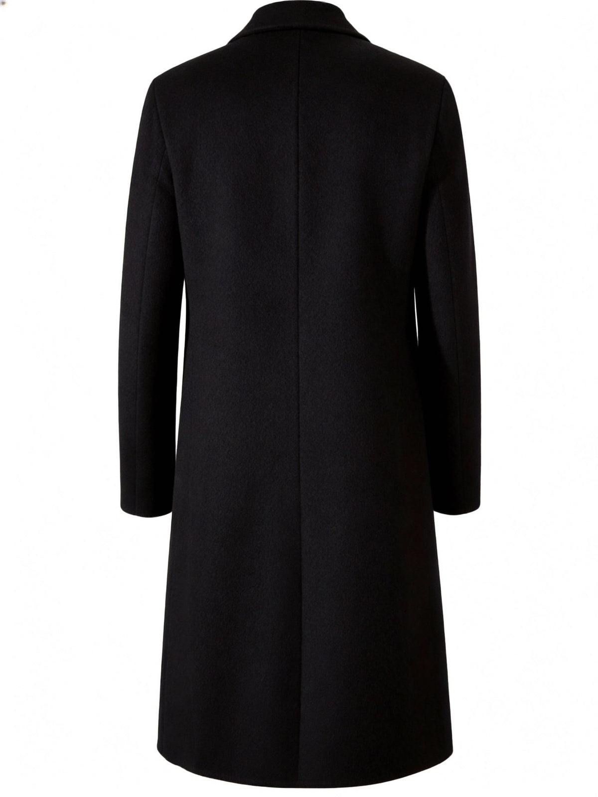 Close-up of fabric texture on long trench coat