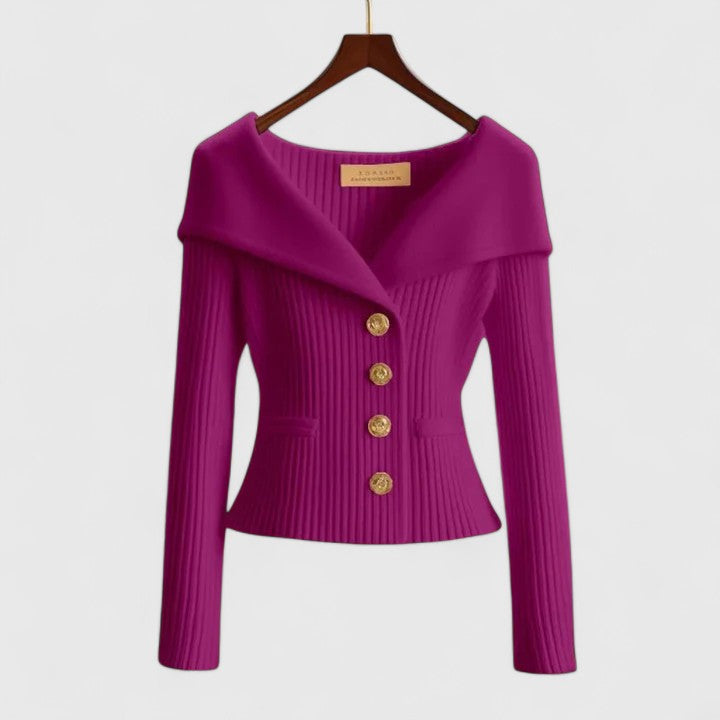 Women's White Chunky Knit Cardigan