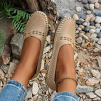 Casual slip-on shoes, top view