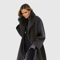 Margot | Women's Oversized Wrap Shawl Collar Autumn Coat
