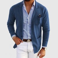 Seth | Men's Tailored Wool Blend Blazer for Smart Casual Office Wear