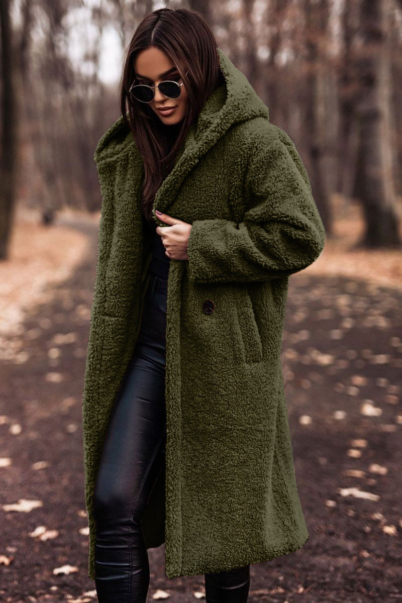 Women's Green Winter Coat