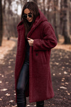 Women's Red Winter Coat