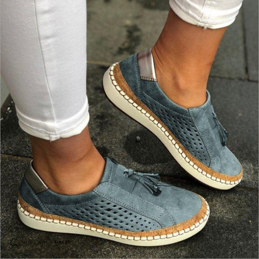 Women's comfort slip-on shoes, product still life