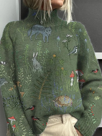 Chelsea | Women's Comfortable Turtleneck Knitted Autumn Jumper