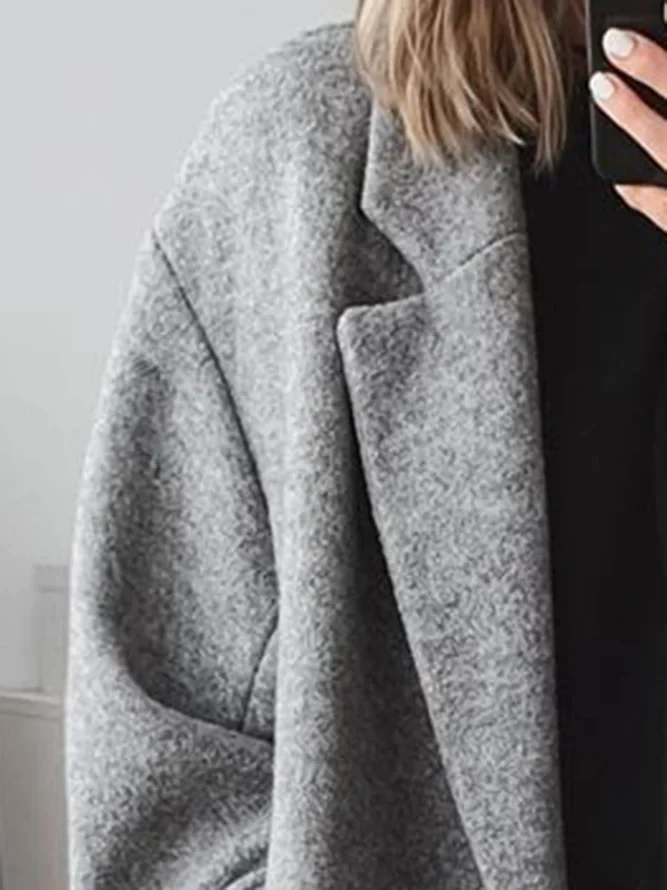 Women's Blue Tailored Overcoat