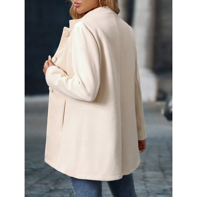 Stand-collar coat, product still life