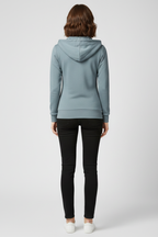Women's Zip-Up Hoodie with Kangaroo Pocket