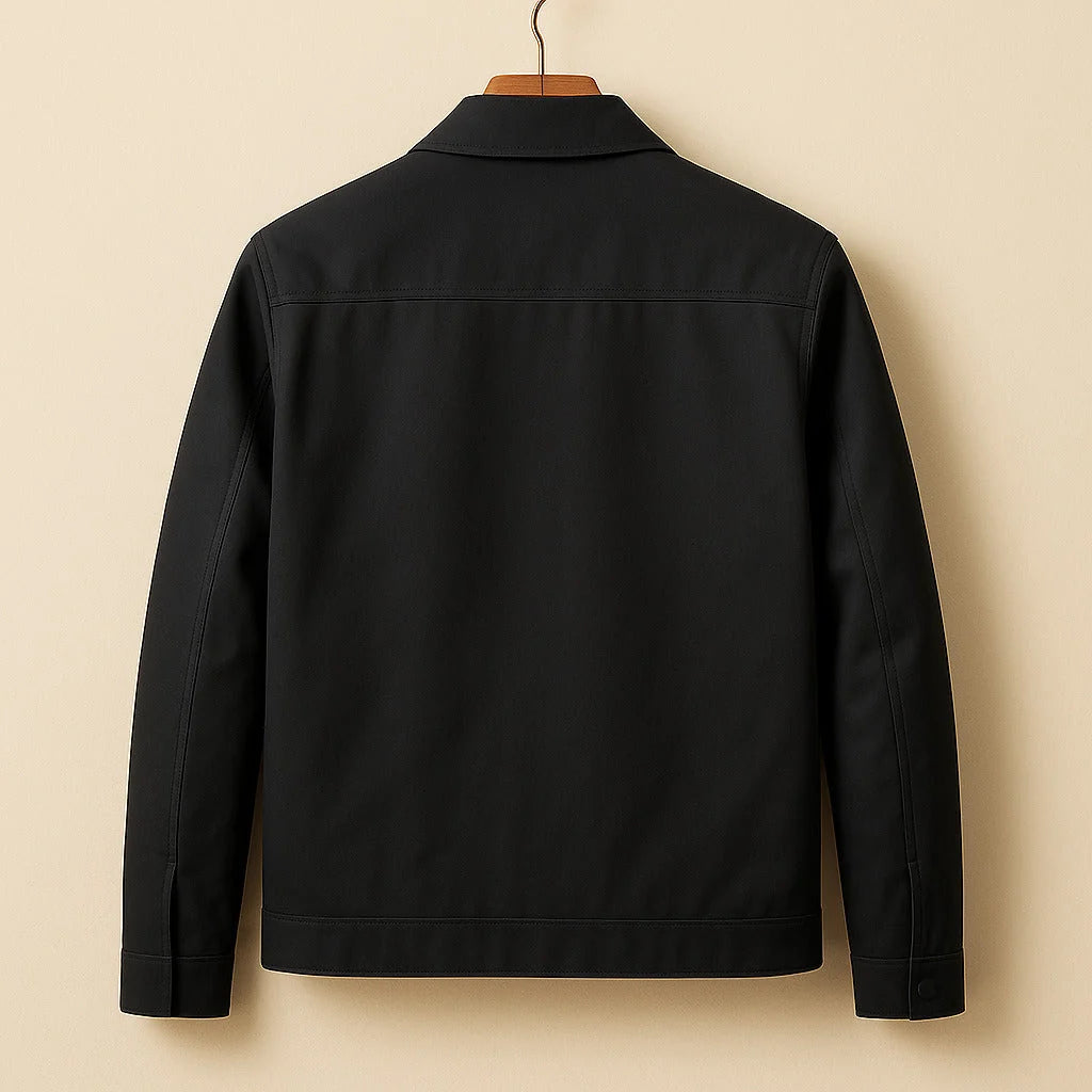 Men's lightweight jacket with checked lining