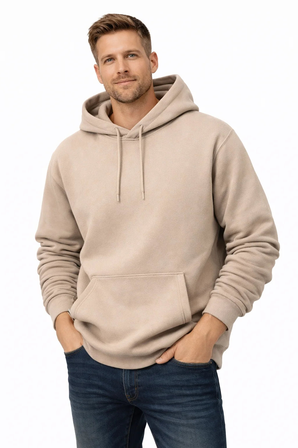 Men's oversized fleece lined hoodie
