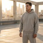 Men's oversized hoodie and jogger tracksuit set