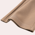 Women's straight-leg tailored trousers in black