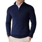 Men's classic half zip jumper