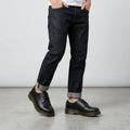 Men's black lace-up oxford shoes