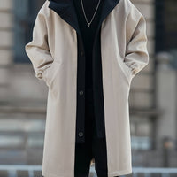 Amelina | Women's Oversized Hooded Longline Coat