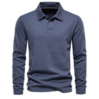 Men's beige crew neck soft knit jumper for autumn layering