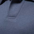 Men's beige crew neck soft knit jumper for autumn layering