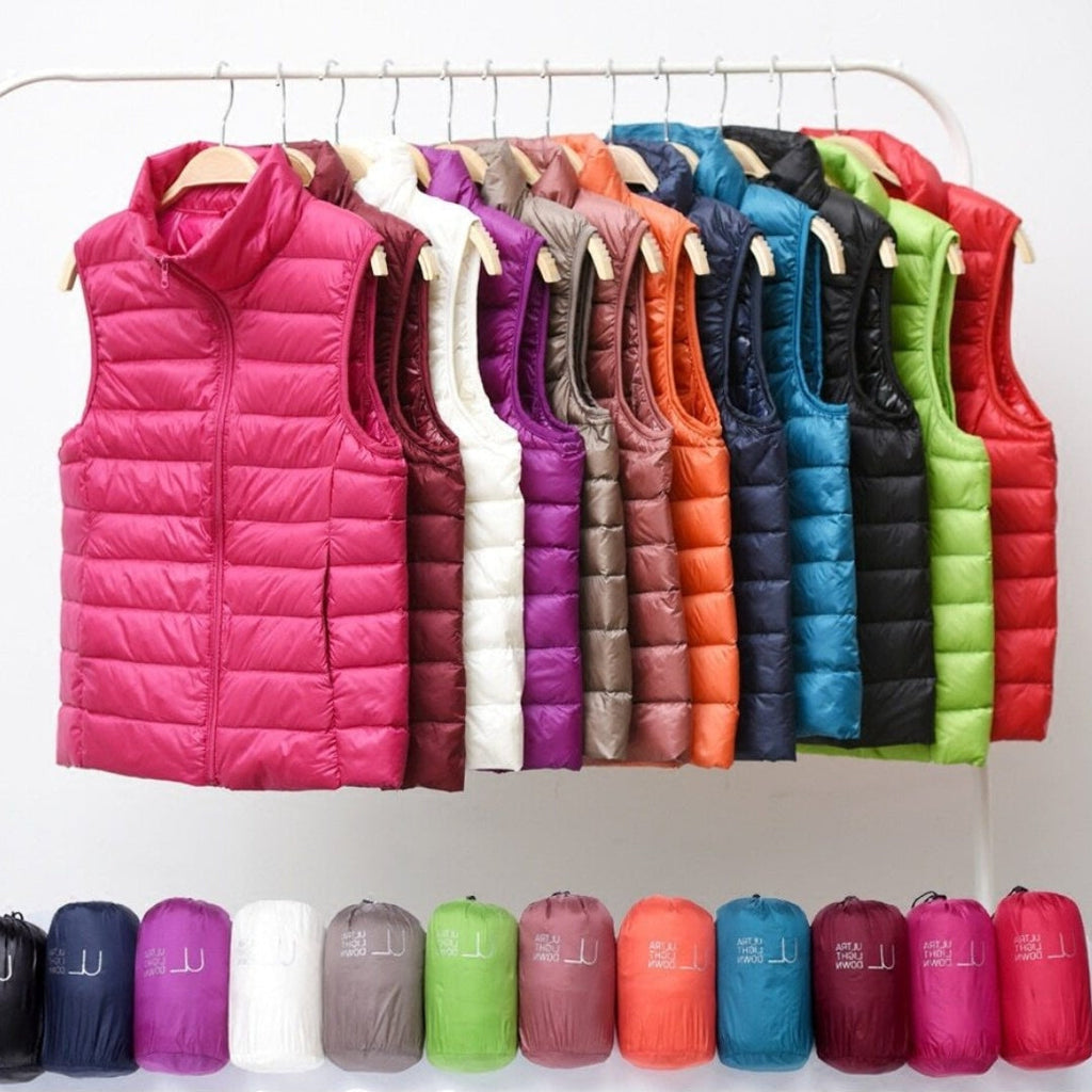Women's Quilted Gilet Colour Range