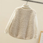 Brown sherpa fleece gilet for women in a sleeveless casual style