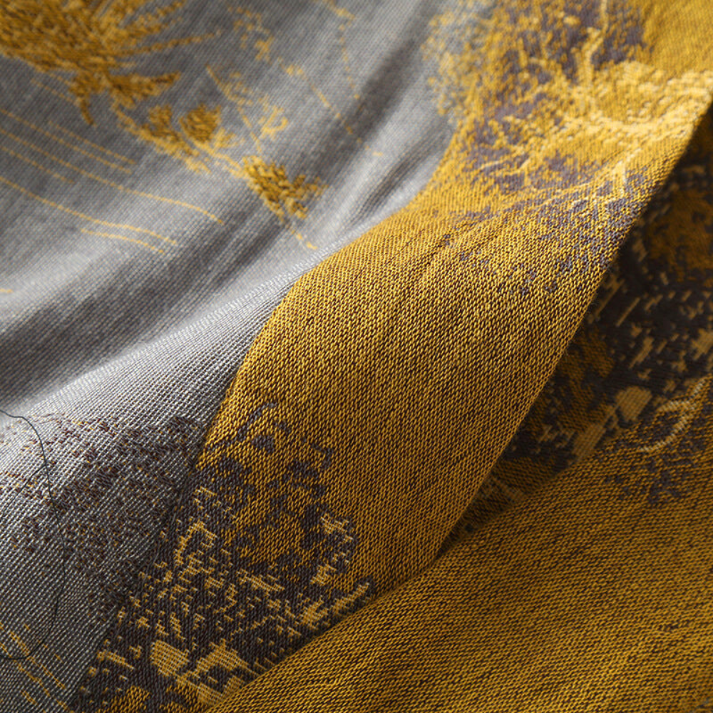 Kimono-style dressing gown, product still life