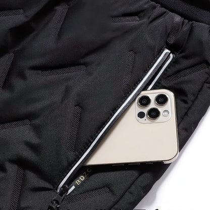Women's fleece-lined thermal trousers with water-resistant shell in black
