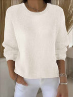 Women's Pink Knitted Autumn Jumper