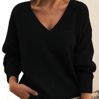 Hazel | Women's Soft Cashmere Blend Crew Neck Jumper for Autumn Layering