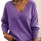 Dark grey cashmere blend crew neck jumper with a soft, warm feel for autumn layering