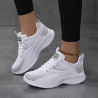 Lightweight everyday trainers with breathable knit upper, product still life