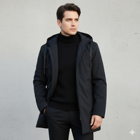 Timothy | Men's Hooded Waterproof Windproof Parka for Autumn Layering