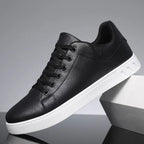 Men's classic low-top trainers, product still life