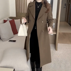 Women's Notch Lapel Trench Coat