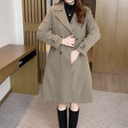 Women's Notch Lapel Trench Coat