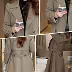 Women's Notch Lapel Trench Coat