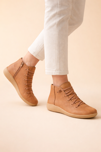Daisy | Women's Low Block Heel Ankle Boots with Cushioned Comfort for Autumn